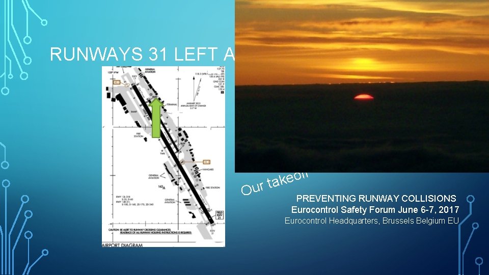 RUNWAYS 31 LEFT AND 31 RIGHT O ff o e k ur ta PREVENTING