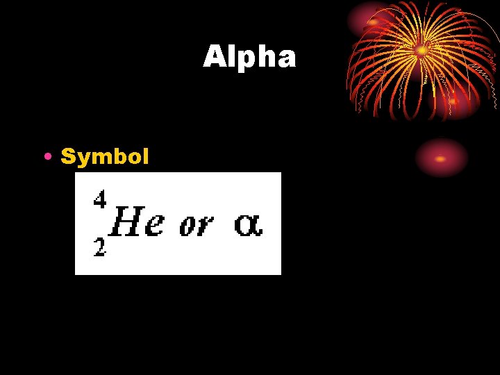 Alpha • Symbol 