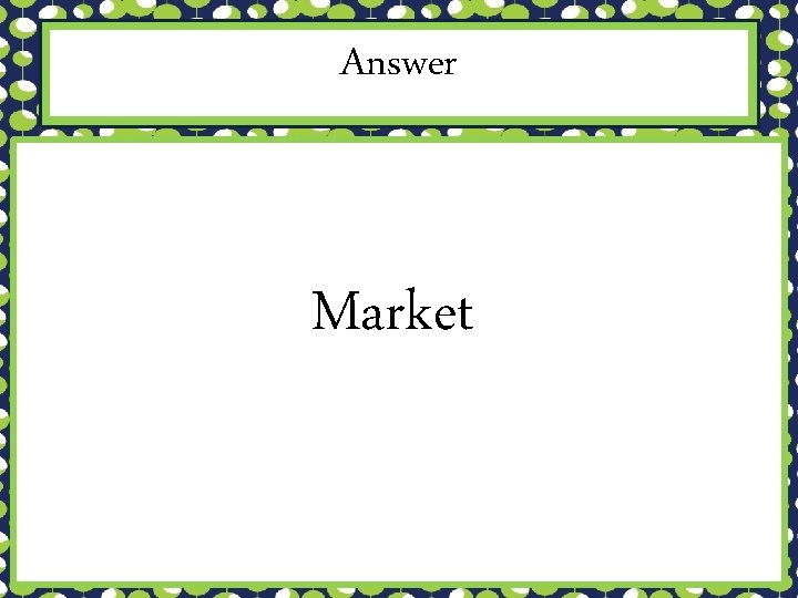 Answer Market 