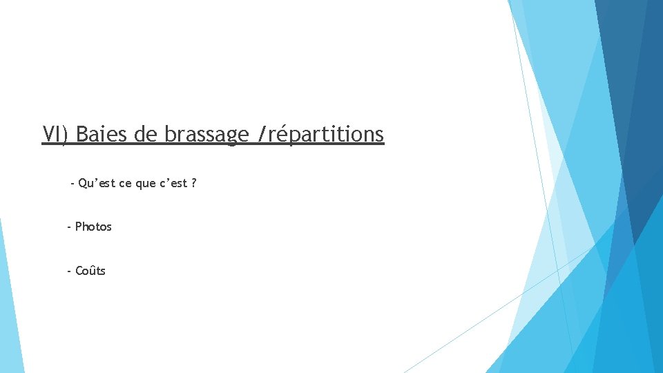 VI) Baies de brassage /répartitions - Qu’est ce que c’est ? - Photos -