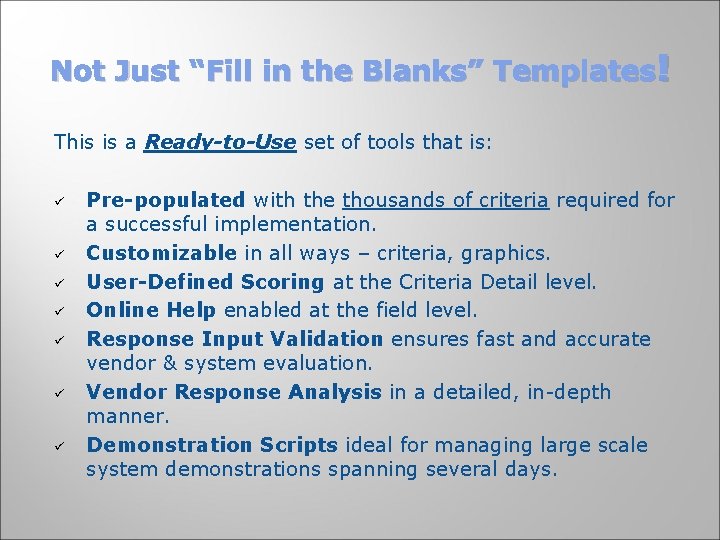 Not Just “Fill in the Blanks” Templates ! This is a Ready-to-Use set of