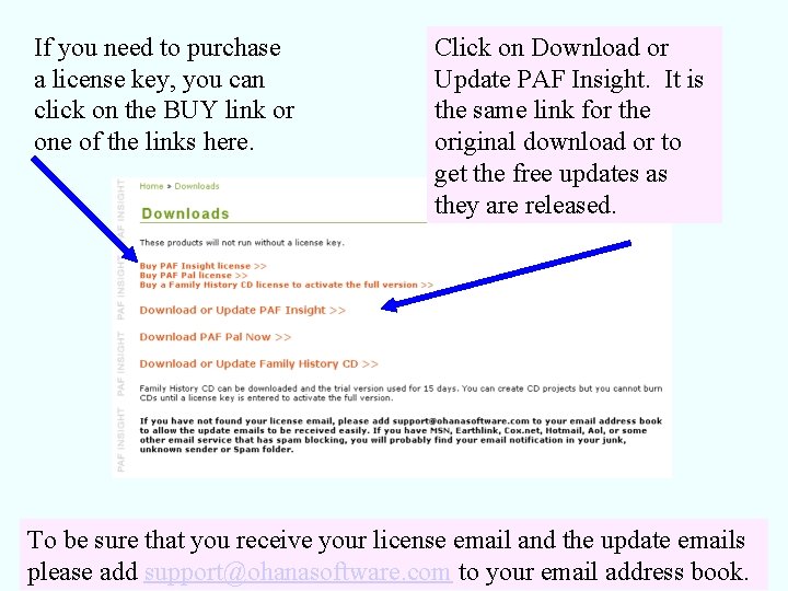 If you need to purchase a license key, you can click on the BUY