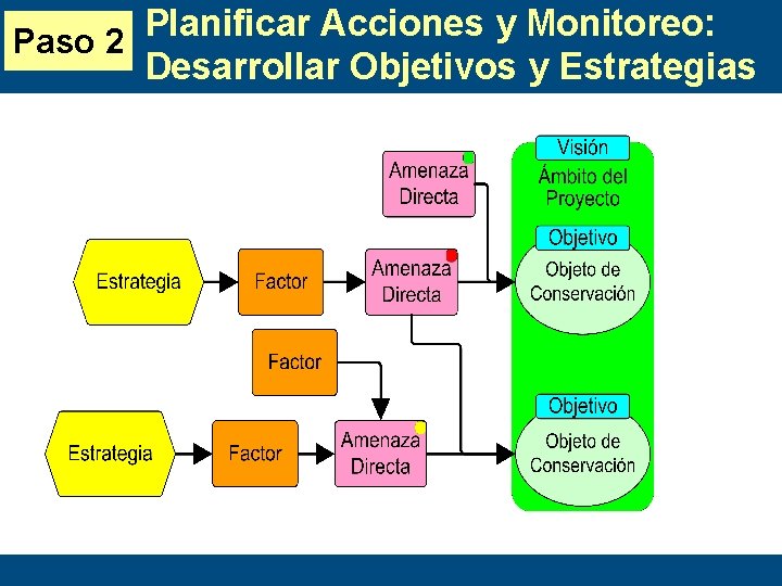 Planificar Acciones y Monitoreo: Paso 2 Desarrollar Objetivos y Estrategias 