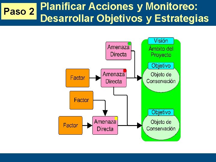 Planificar Acciones y Monitoreo: Paso 2 Desarrollar Objetivos y Estrategias 