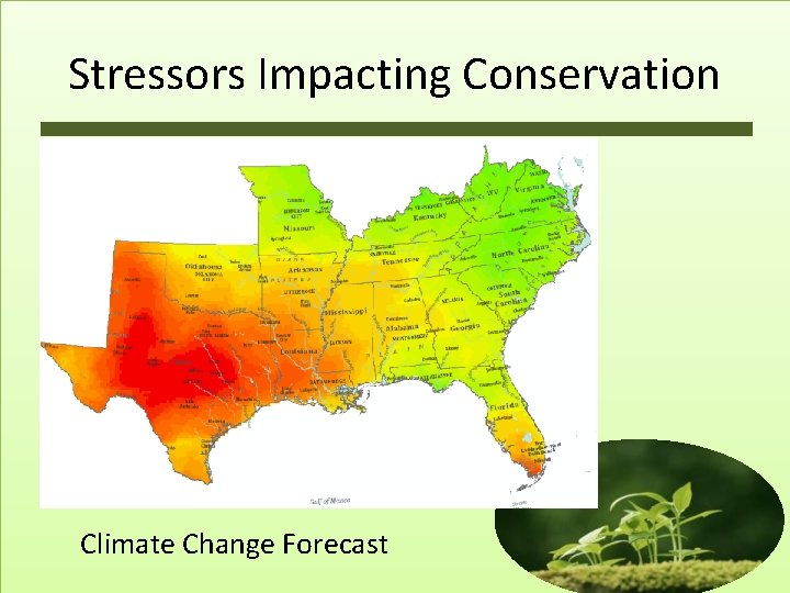 Stressors Impacting Conservation Climate Change Forecast 