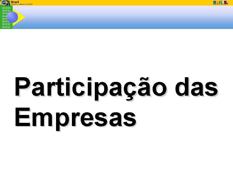 1010101 1010101 Participação das Empresas 