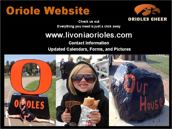 Oriole Website Check us out Everything you need is just a click away ORIOLES