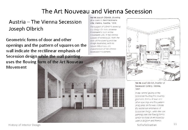 The Art Nouveau and Vienna Secession Austria – The Vienna Secession Joseph Olbrich Geometric