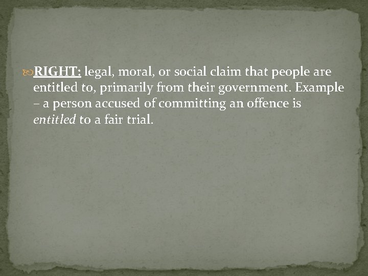 The Canadian Charter of Rights and Freedoms CCRF