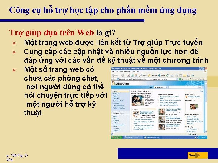 Công cụ hỗ trợ học tập cho phần mềm ứng dụng Trợ giúp dựa