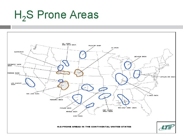 H 2 S Prone Areas 