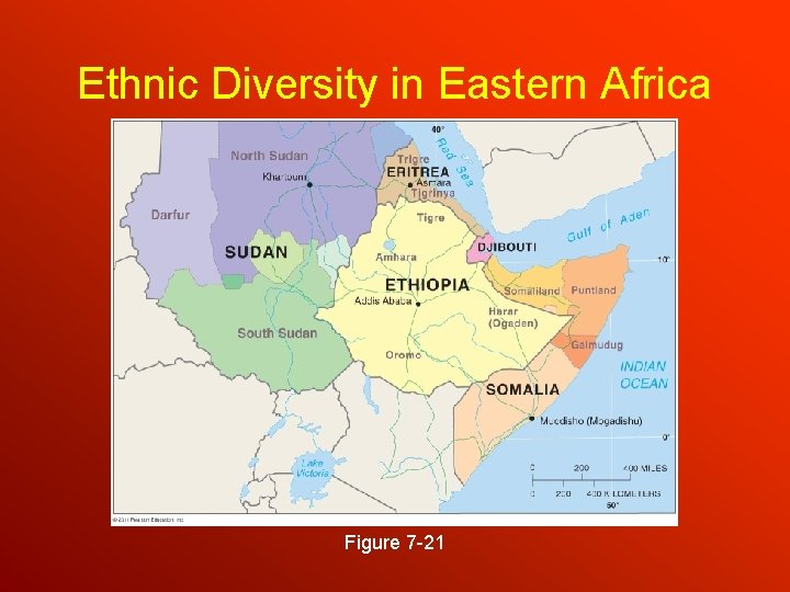 Ethnic Diversity in Eastern Africa Figure 7 -21 