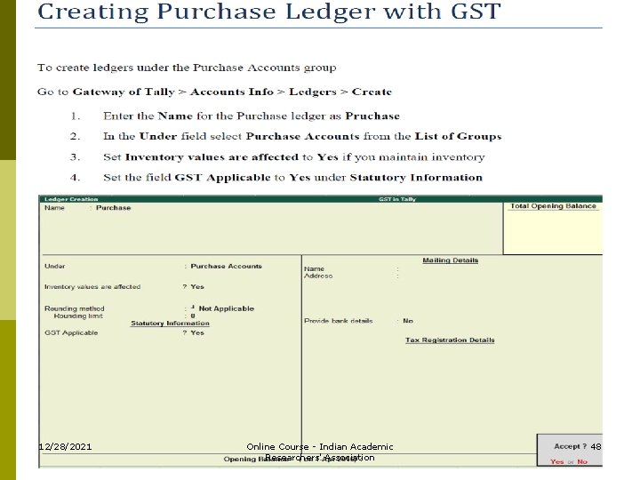 12/28/2021 Online Course - Indian Academic Researchers' Association 48 