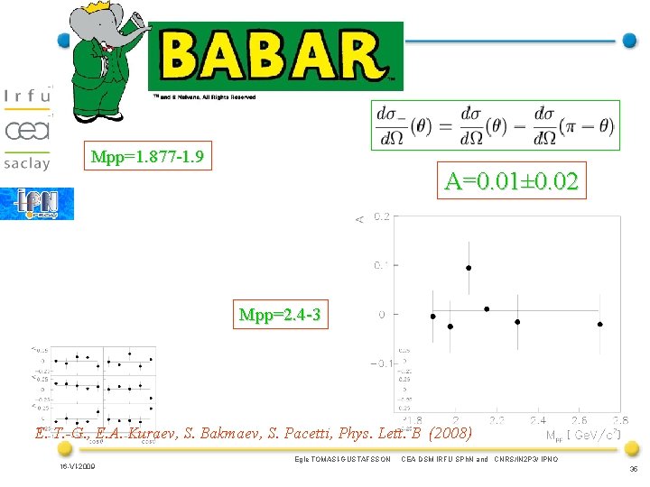 Mpp=1. 877 -1. 9 A=0. 01± 0. 02 Mpp=2. 4 -3 E. T. -G.