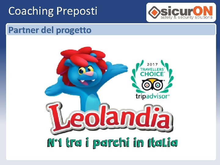 Coaching Preposti Partner del progetto 