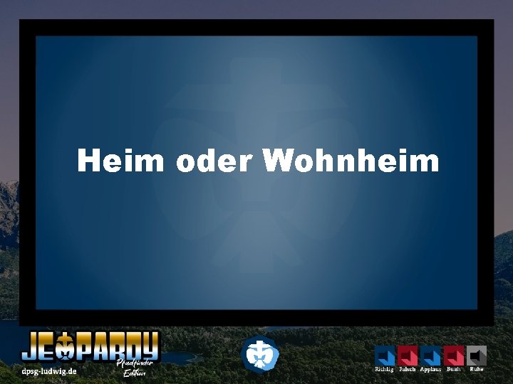 Heim oder Wohnheim 