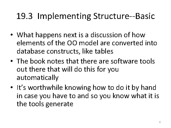 SQL Unit 21 ObjectOriented Modeling and Design with