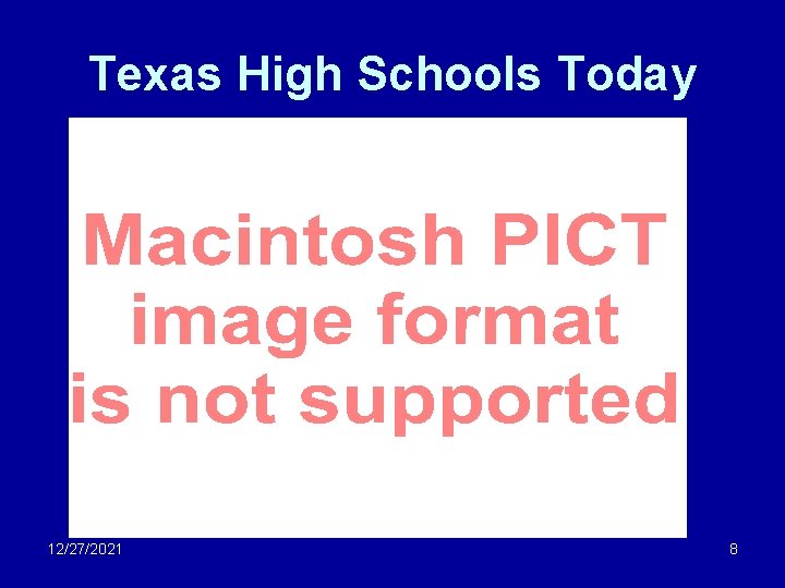 Texas High Schools Today 12/27/2021 8 