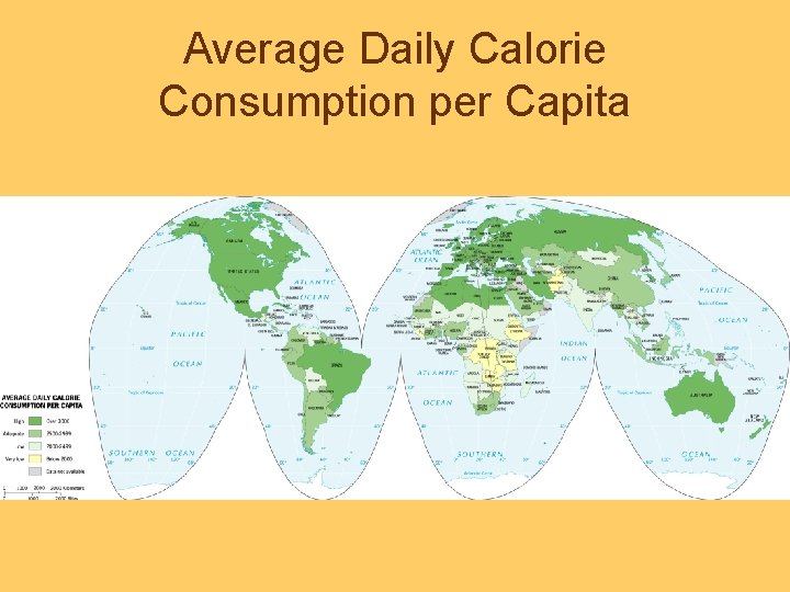 Average Daily Calorie Consumption per Capita 