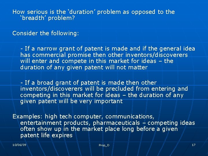 How serious is the ‘duration’ problem as opposed to the ‘breadth’ problem? Consider the