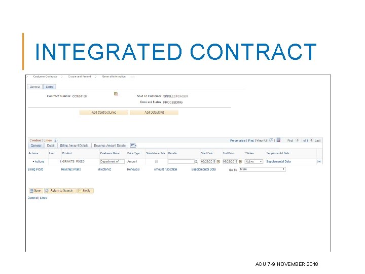 INTEGRATED CONTRACT ADU 7 -9 NOVEMBER 2018 