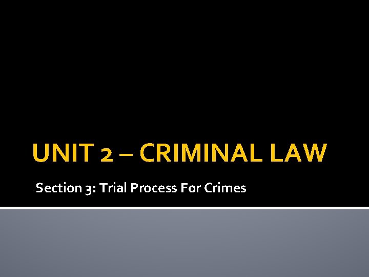 Sprawdzian Unit 2 Criminal Records