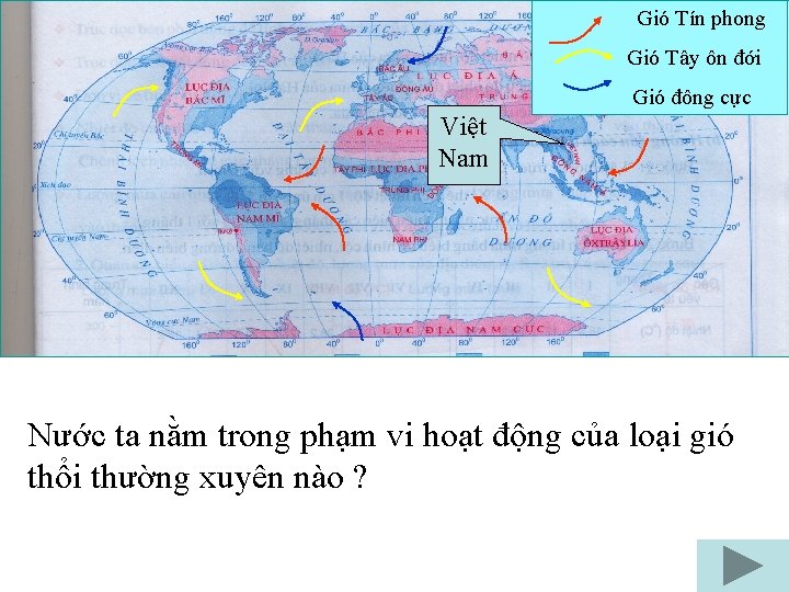 Gió Tín phong Gió Tây ôn đới Gió đông cực Việt Nam Nước ta