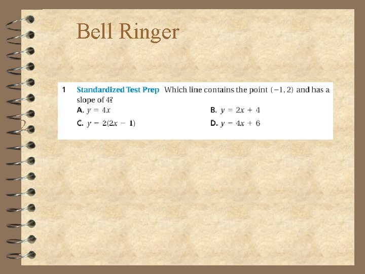 Bell Ringer 2. 