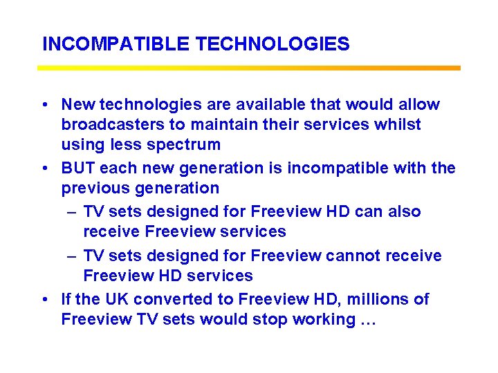 CHANGING TECHNOLOGIES Implications for viewers listeners Philip Laven