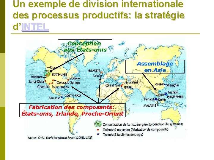 Un exemple de division internationale des processus productifs: la stratégie d’INTEL Conception aux États-unis