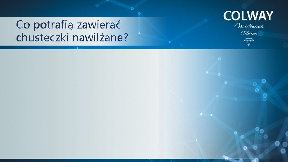 Co potrafią zawierać chusteczki nawilżane? 