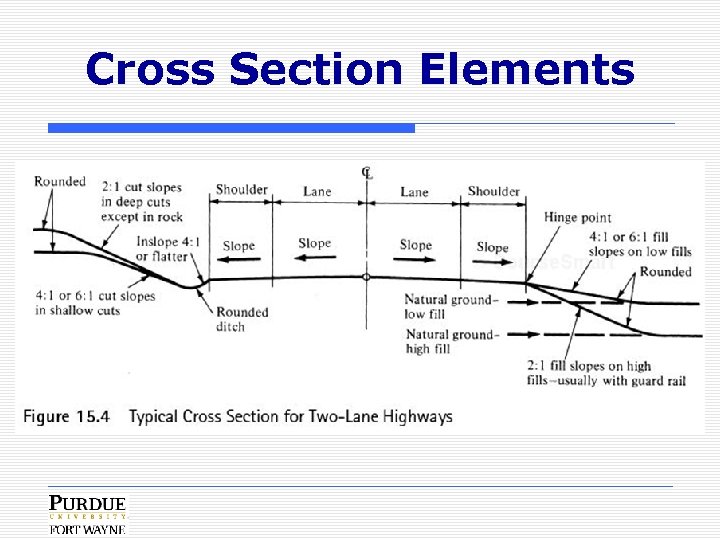 Cross Section Elements 