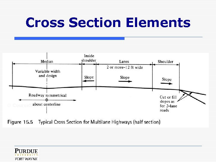 Cross Section Elements 