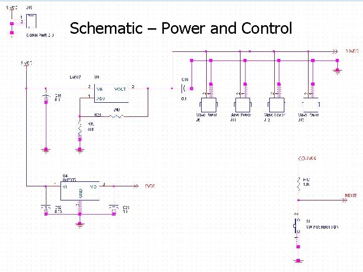Schematic – Power and Control 
