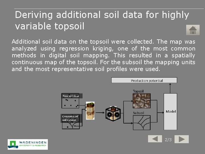 How to feed environmental studies with soil information
