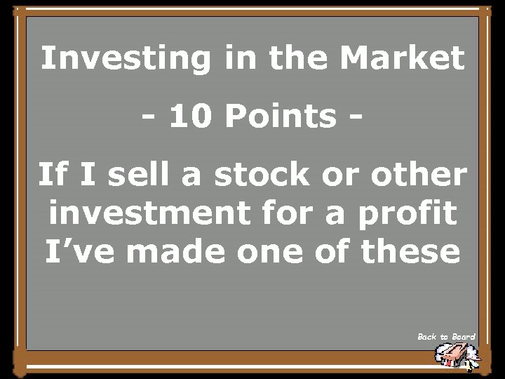 Investing in the Market - 10 Points If I sell a stock or other