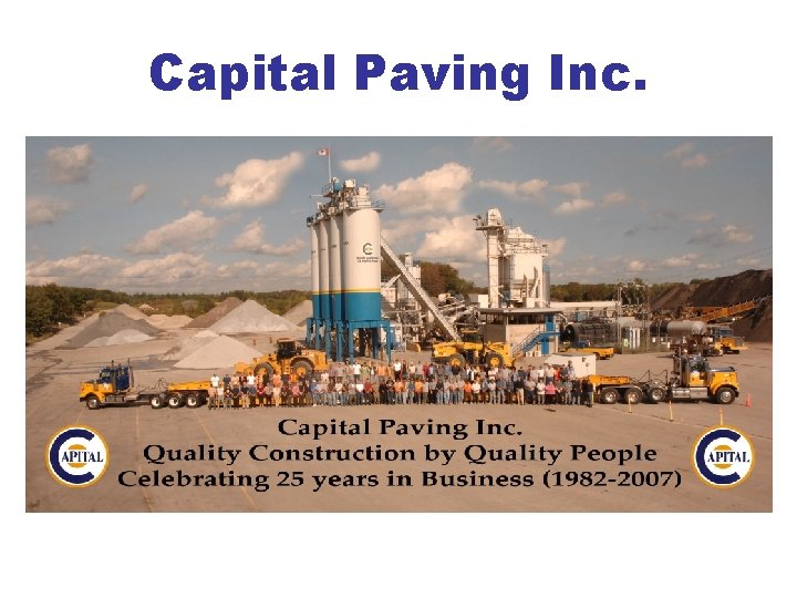 Capital Paving Inc. 