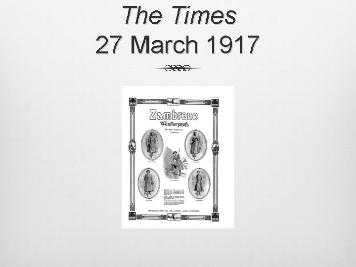 The Times 27 March 1917 