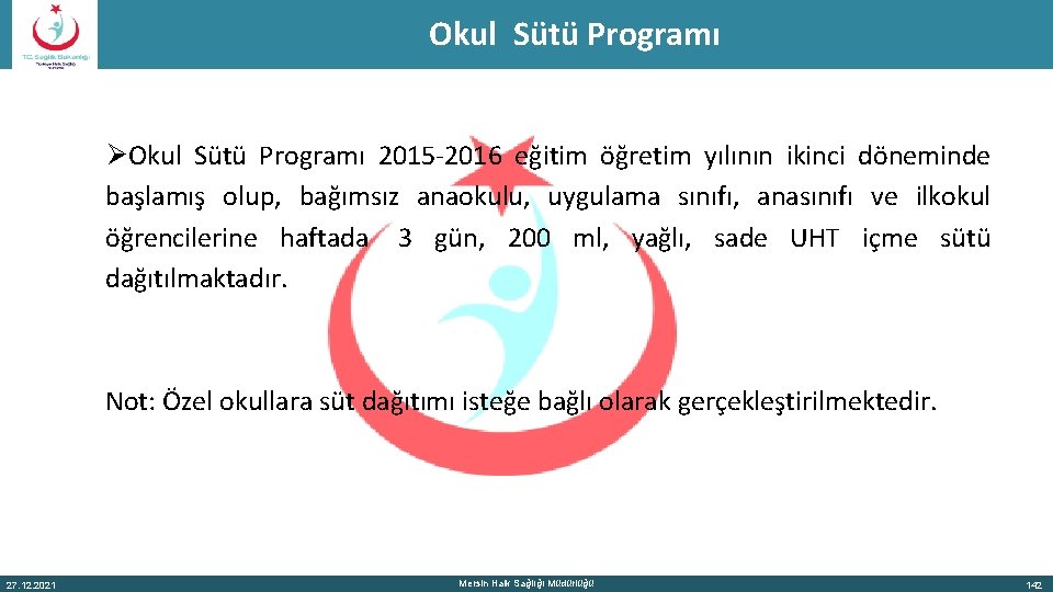 Okul Sütü Programı ØOkul Sütü Programı 2015 -2016 eğitim öğretim yılının ikinci döneminde başlamış