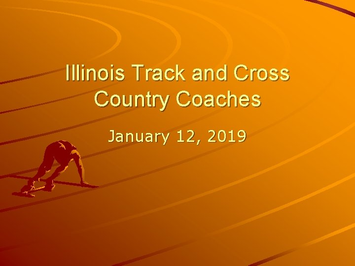 Illinois Track and Cross Country Coaches January 12