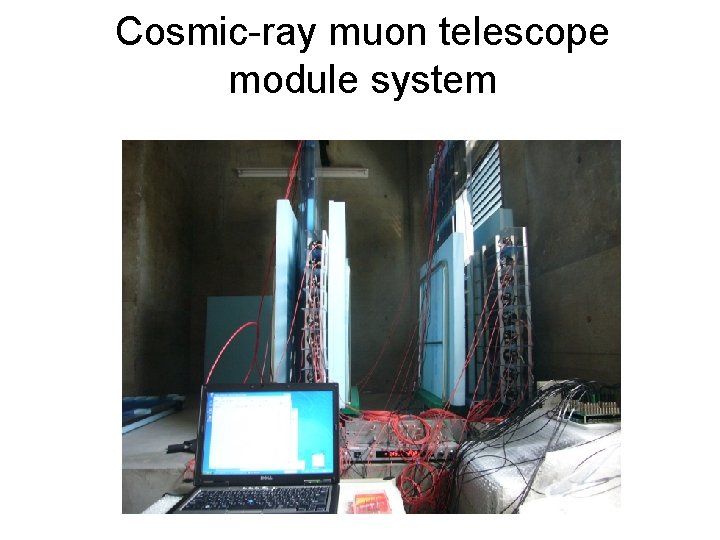 Cosmic-ray muon telescope module system 