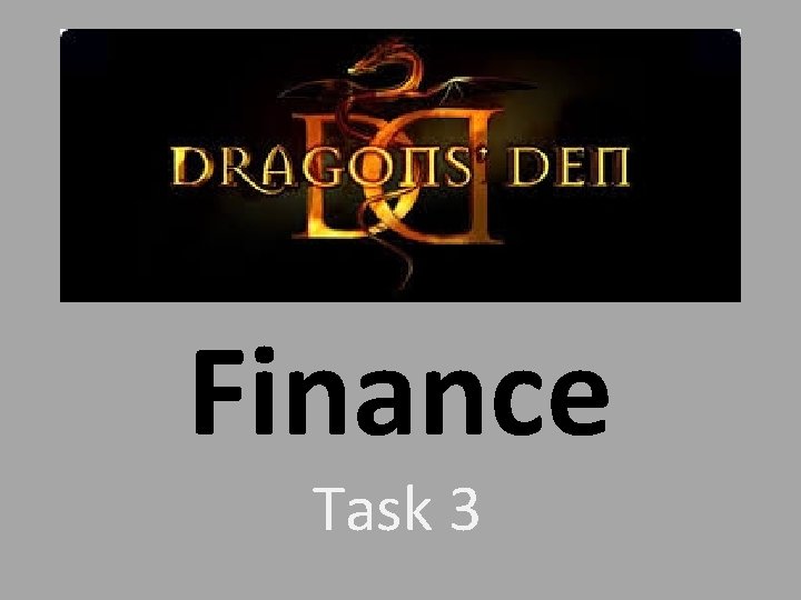 Finance Task 3 Finance Task 3