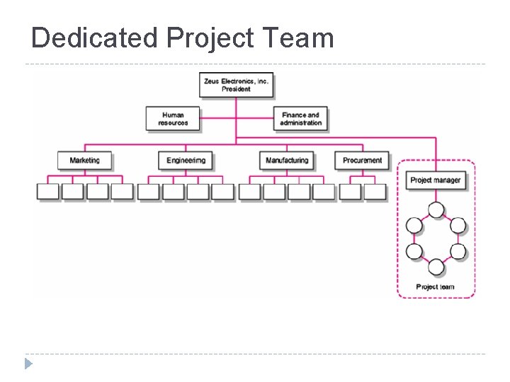 Dedicated Project Team FIGURE 3. 2 