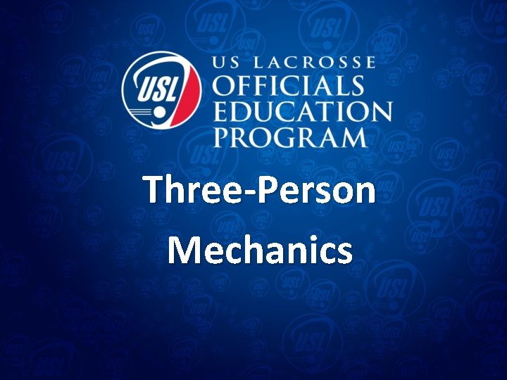 Three-Person Mechanics 