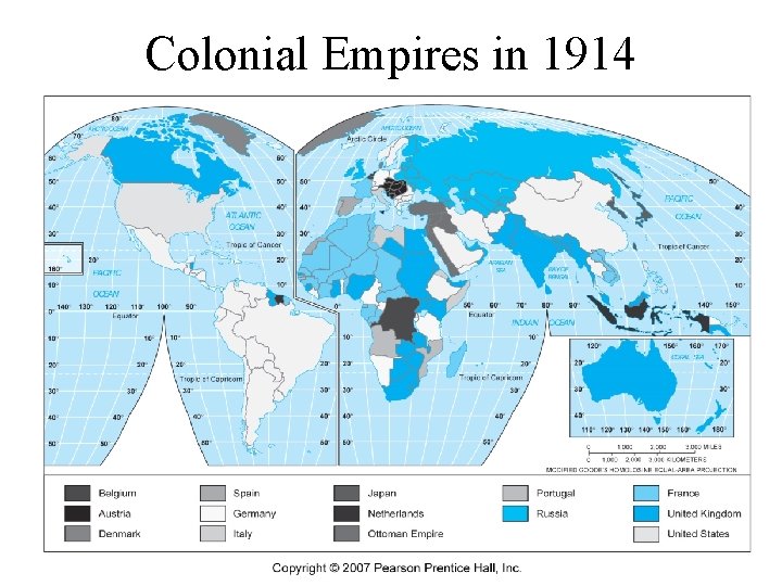 Colonial Empires in 1914 
