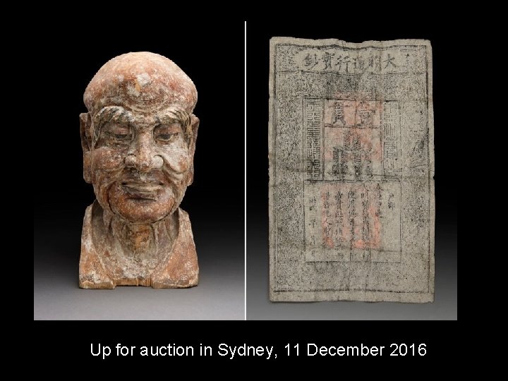 Up for auction in Sydney, 11 December 2016 