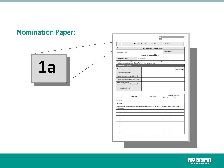 Nomination Paper: 1 a 