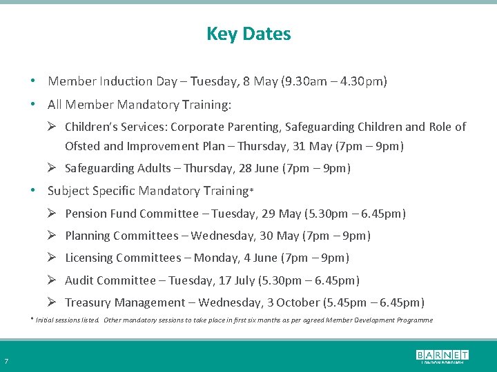 Key Dates • Member Induction Day – Tuesday, 8 May (9. 30 am –