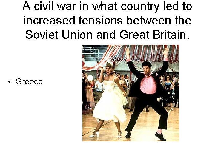 A civil war in what country led to increased tensions between the Soviet Union