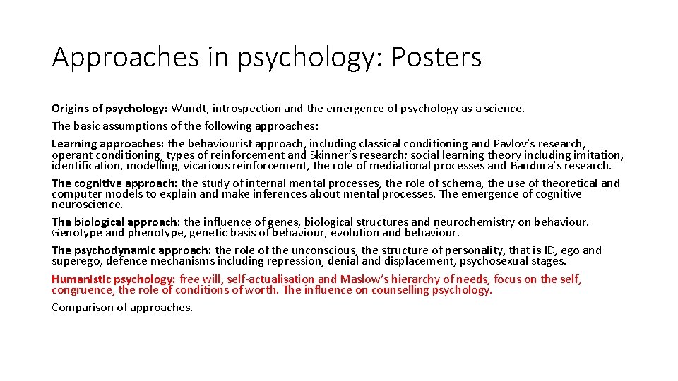 Approaches in psychology: Posters Origins of psychology: Wundt, introspection and the emergence of psychology Approaches in psychology: Posters Origins of psychology: Wundt, introspection and the emergence of psychology